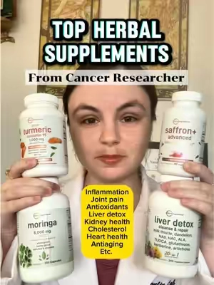 Here’s how to take these supplements and what their benefits are! #moringa #turmeric #saffron #liverdetox #holistichealth 