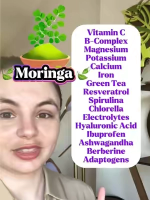Moringa is called the miracle tree for a very good reason, especially as a multivitamin, antioxidant, anti-inflammatory, detoxifier, and more! #moringa #moringagummies #holistichealth #antioxidants #over40 
