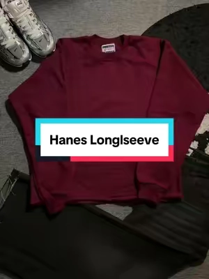 Hanes Longlseeve #hanes #longsleeve #heavyweightlongsleeve #cozyfit 