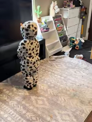 Una vaquita bien bonita #halloweencostume #mono #kids #balabalakids 
