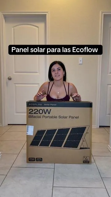 Panel solar para als ecoflow 220 watt #ecoflow #solarpanel #panelsolar #solarpower #falldealsforyou @EcoFlow Technology Inc. @EcoFlow 