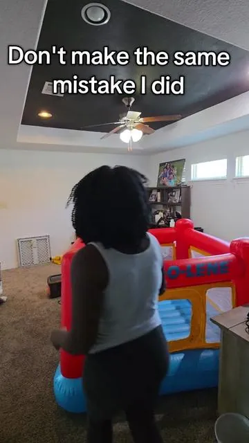You’d think this sells out in summer, but nope, this Jump-O-Lean toddler jumping house goes crazy fast around Christmas 🎄 Because when it’s cold outside, no kid wants to play outdoors… and this keeps them happy, busy, and bouncing all winter long. #indoorplayground #indoortoys #indoortoddlertoys #toddleractivities #kidsactivities