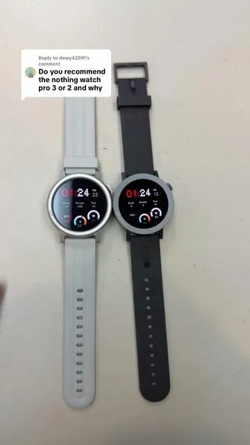 Replying to @dewy4209! It depends on how you use it. The CMF Watch 3 Pro is better at fitness etc, whereas the CMF Watch 2 Pro is a bit more sleek/small and saves you a good chunk of change to buy. #tiktokshopcreatorpicks #falldealsforyou #cmfwatchpro3 #cmfwatchpro2 #smartwatch 