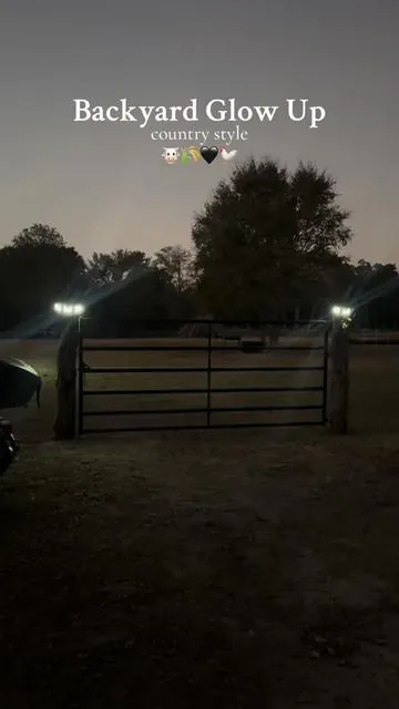 Give us all the solar lights to keep  our little farm safe!!! 🐮🌾 #farmlife #solarlights #countryliving #countrylife #creatorsearchinsights  