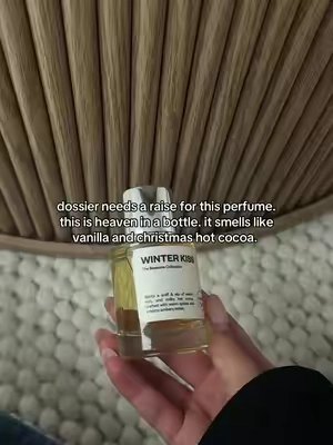this winter kiss perfume sent by @Dossier Perfume is heavenly 🍫🍦 #tiktokshopcreatorpicks #dossier #dossierperfumes 