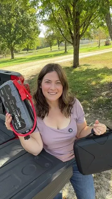 The NOCO GBX155 and GB150 are serious powerhouses — capable of jump-starting everything from trucks and tractors to RVs and work vehicles. Pair them with the EVA Protective Case to keep your gear organized, protected, and ready when you need it most. Built tough for the road, the shop, or the farm. #jumpstarter #truckgear #rhinosuperbrandday #tiktokshopcreatorpicks #tiktokshopblackfriday