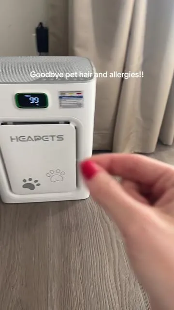 The @Heapets Official air purifier has taken our air to a whole new level of clean. I no longer suffer from chronic allergies and can live peacefully with my pets. #tiktokshopcreatorpicks 