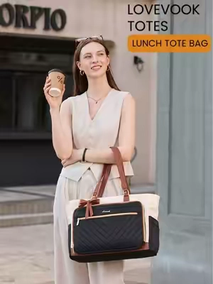 Guess what just arrived? 🥳💼✨My fab new tote! It’s got space for all my daily must-haves with so many handy pockets. Come pack with me and see how it fits everything!🌎👀 #everydaybag #worktote #Lovevook  #TikTokShopFallDealsForYou #outdoorfun