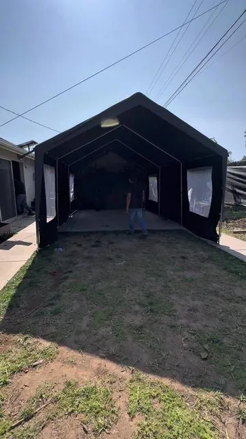 Carpa para hacer fiesta #carport #carpa #fiesta #evento
