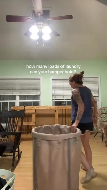 mine holds at LEAST 4 XL laundry baskets AND it’s on wheels!! #laundrybasket #laundry #fyp #tiktokshopcreatorpicks #tiktokshopfalldealsforyou 