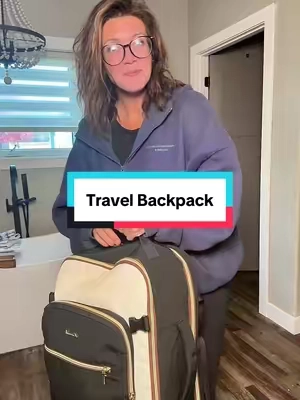 Game changer! I don’t know if I’ll ever pay to check a bag again. You have to wait to check it in, you have to HOPE it follows you to your destination, you don’t have to wait for them to unload luggage when you land. So slick and holds sooo much stuff. #travelhack #travelbackpack #tiktokshopcreatorpicks #tiktokshopblackfriday 
