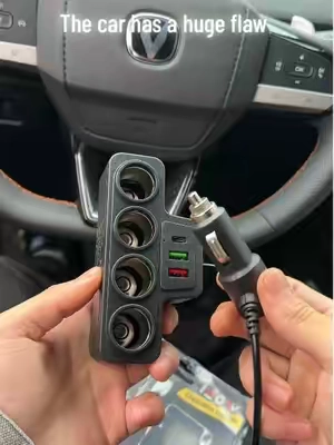 Really why would you only put 1 cigarette lighter port 😡#carneccessaties#caressentials#carcharger#fastcarcharger#carcigarretelighter