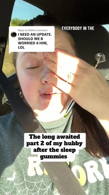 Replying to @Pattie here is a long awaited part 2 of my hubby taking my sleep gummies! There will be 2 more parts to this 🤣 #dreamonsleepgummies #sleepgummies #allnaturalsleepgummies #marriedlife #marriagehumor 