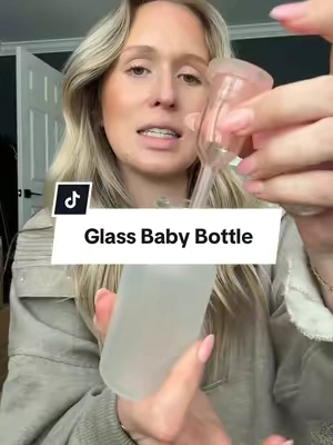 Finally a non toxic glass baby bottle #glassbabybottles #babybottle #nontoxicbabyproducts #newbornessentials 