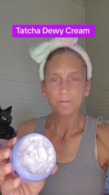✨✨🐾 Every GenX woman over 40 deserves that timeless glow! 💜✨ We’ve survived the 80s, 90s, and every skincare trend — now it’s time to treat ourselves. Tatcha Dewy Skin Cream is that girl for hydrated, radiant skin that doesn’t care what decade it is. We’ve earned this glow, ladies! 💁‍♀️💦 #GenXGlow #GenXWomen #Over40AndFabulous #TatchaDewySkin #AgelessBeauty        