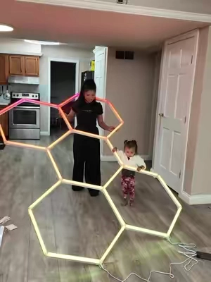 Dark garage #creatorsearchinsights          #ledlights #homelighting #arjunchuwan #interiorledlights @HyperliteOfficial 