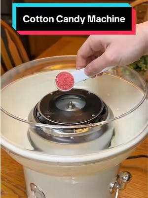 The new Cotton Candy Machine from @LiveFull US makes THE perfect fluffy cotton candy in minutes!🍭😋 Comes with 6 Flavors & 6 Sticks! #cottoncandymachine #cottoncandy #candy #warmupfortheholidays #tiktokshopcreatorpicks 