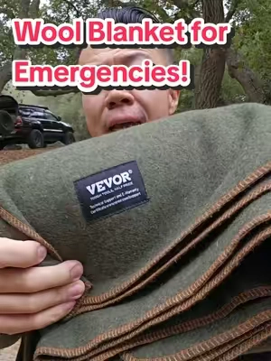 These Wool Blankets from @Vevor Store US are great for camping, Emergency Kits, Bugout Bags, or just keeping in the Truck or House! #bugoutbag #survival #emergency #camping #tiktokshopcreatorpicks 