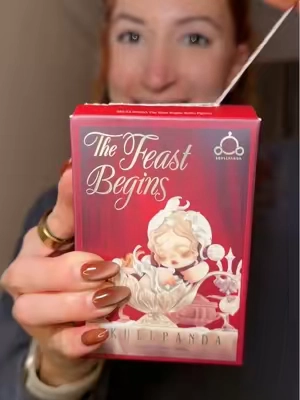 skullpanda the feast begins blind box unboxing! #popmart #popmartusshop #skullpanda #popmarthalloween #skullpandapopmart 