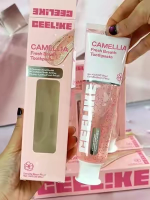 Clean white teeth + Fresh Breath= Brighter Smiles!!! You’ll love this Camellia toothpaste from! 🌸🥰#tooth #fyp #oralhealth #ceelike#camelliatoothpaste #whitening  #toothpaste #oralcare #tiktokshopblackfriday