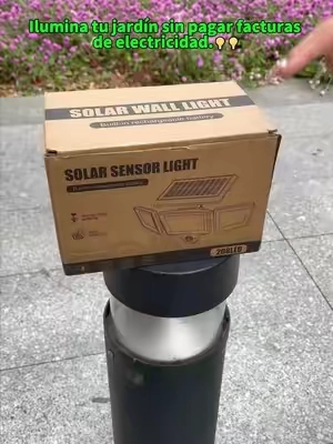Auto Sensor, Lights Up as You Approach! This Light Is Smart. #SolarLight#SolarPowered#SolarLighting#OutdoorLighting#StreetLight  std-r-1031-2