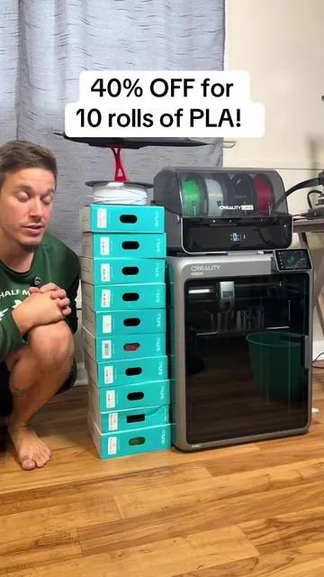 40% OFF high-precision PLA filament — stock up now for smooth, vibrant 3D prints that stay tangle-free and consistent every roll. #tiktokshopcreatorpicks #TikTokShopBlackFriday #TikTokShopCyberMonday #SuperBrandDayBFCM #tiktokshopholidayhaul 
