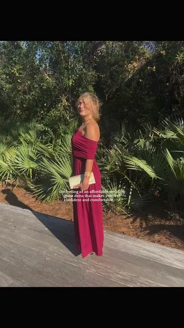 weddings are more fun when you’re comfortable & cute!! #weddingguestdress #weddingseason #fallweddingguestdress #winterweddingguestdress 