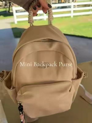 I’m obsessed with the design and quality of this mini backpack, it holds everything I need for the day. #bagsmart #minibackpack #backpackpurse #smallbackpack #backpack 