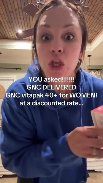 You asked!!! GNC VITAPAK 40+ for women!!! GNC delievered with multivitamin support, liver support, skin support, and cardiovascular support. GNC vitapak women 40+. #gncvitapak #gncvitapaks #gncbfcm #tiktokshopblackfriday #tiktokshopcreatorpicks 