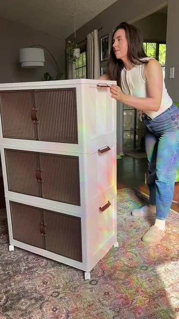 Storage has never looked so chic! #storage #organizer #stackablestorage 