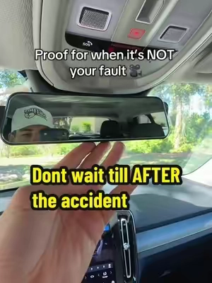 Insurance LOVES when you don’t have proof..Upgrade your car with a rear view dash cam with a backup camera in seconds! No tools needed. Records even when the car is off. No prescription needed. Huge sale right now so grab em fast.  #caraccessories #dashcam #backupcamera #carmusthaves #rearviewmirror 