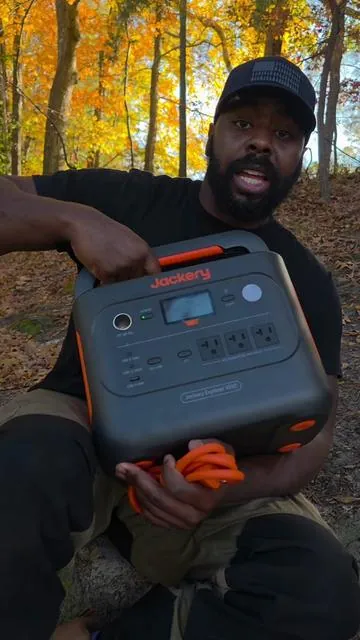 Jackerv Explorer 1000 v2 Portable Power Station,1070Wh LiFePO4 Battery,1500W AC/100W USB-C Output, 1 Hr Fast Charge, Solar Generator for Camping,Emergency, RV, Off-Grid Living. #tiktokshopcreatorpicks #falldealsforyou #tiktikshopblackfriday #solargenerator #Outdoors 