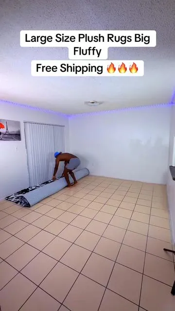Large Size Plush Rugs Big Fluffy! Free Shipping 🔥🔥🔥#AnmweyChawaPeteNet #FanmMeteGasonMete 