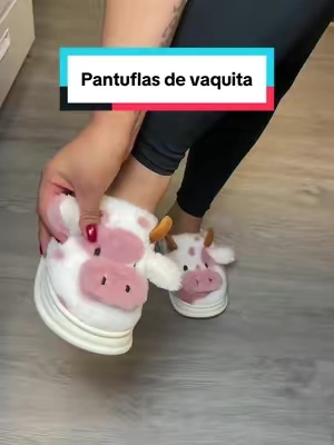 Calientitas y suavecitas  y económicas las pantuflas de vaquita muy bonitas #pantuflas #pantuflasdevaquita #pantuflascalientitas #chancletas #pantuflasparainvierno 