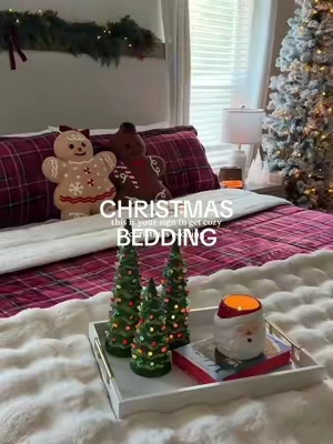 the coziest plaid comforter set ✨☁️ feels like a warm hug ❤️ #comforter #christmasbedding #tiktokshopcreatorpicks #tiktokshopblackfriday #tiktokshopcybermonday 