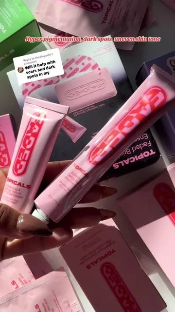 Replying to @theplugedit FRIEND  ✨ Faded but never forgotten! ✨ This @TOPICALS Faded Starter Kit is the ultimate trio for glowing, even-toned skin — and it’s perfect for all skin types 💕 💧 What’s inside: 	•	Faded Cleansing Bar 🧼 – start with this gentle brightening cleanser to prep your skin. 	•	Faded Serum 🌸 – apply a thin layer after cleansing to target dark spots and uneven tone. 	•	Faded Eye Masks 👀 – pop these on to refresh and brighten the under-eye area. 🌿 How to use for best results: 1️⃣ Cleanse with the Faded bar (face or body). 2️⃣ Apply the Faded Serum to problem areas — a little goes a long way! 3️⃣ Use the eye masks 2–3 times a week for that extra glow-up boost. 4️⃣ Always follow with SPF during the day. ✨ In just a few weeks, you’ll notice smoother, brighter skin and a more even tone — the kind of glow you can’t fake! ✨ 🎁 Grab yours while it’s 30% off and ships free on orders over $30 — just in time for gifting season! #skincareroutine #Topicals #hyperpigmentation #skincareroutine #glowingskincare   