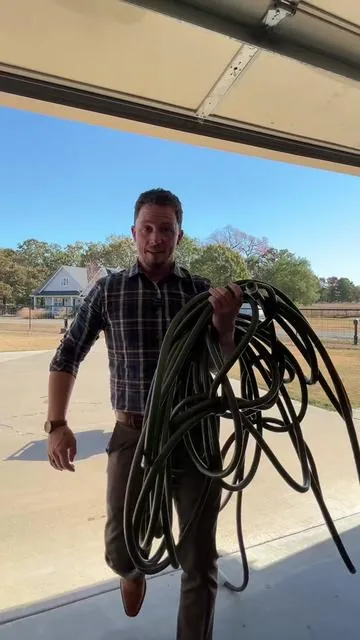 Your old stuff leaking hose has to go. This expandable one makes life so much easier and it’s on Black Friday pricing right now. #waterhose #lawncare #garden #yardwork #tiktokshopblackfriday 