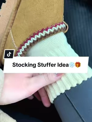 $9.39 for 5 pairs is crazy!! The perfect cozy sweater socks to put in stockings!! Girlfriends, moms, sisters, grandmas, wives, — you name it!! They would love these in their stocking for Christmas🤎🧦 #stockingstuffer #stockingstuffersforher #stockingstufferideas #giftguide 