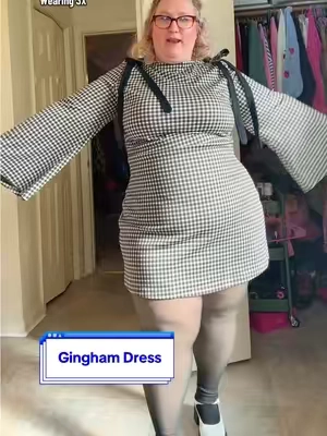 Replying to @Heathergrace Gingham Mini Dress ✨ #minidress #gingham #plussizedress #bfcm #tiktokshopblackfriday 