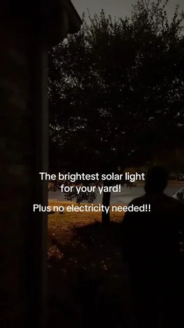 These solar lights make a HUGE DIFFERENCE! #solarlights #solarlight #outdoorlights #tiktokshopblackfriday #tiktokshopcybermonday 