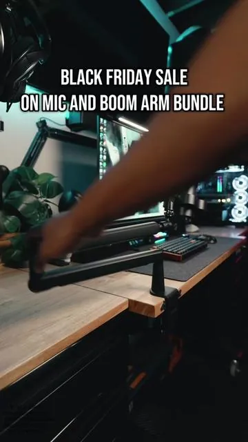 What an absolute steal of a bundle package for the newest Fifine mic and their low profile boom arm. I was using the mic the entire video so you can really hear how nice it sounds. The mic is both xlr and usb so you can connect it to pretty much anything. And the low profile boom arm has built in cable management to keep the gaming setup cable free. #gamingmic #gamingmicrophone #streamingmic #micforcontentcreators #fifinek688 