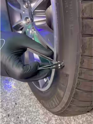 Satisfying Car Detailing ASMR 😲😮‍💨 - The VIKING Tire Brush was designed by our VIKING team to have an ergonomic shape that features numerous rubber contact points for a comfortable non-slip grip to easily scrub rubber sidewalls. - #cardetailing #autodetailing #autodetail #detailing #carwash 