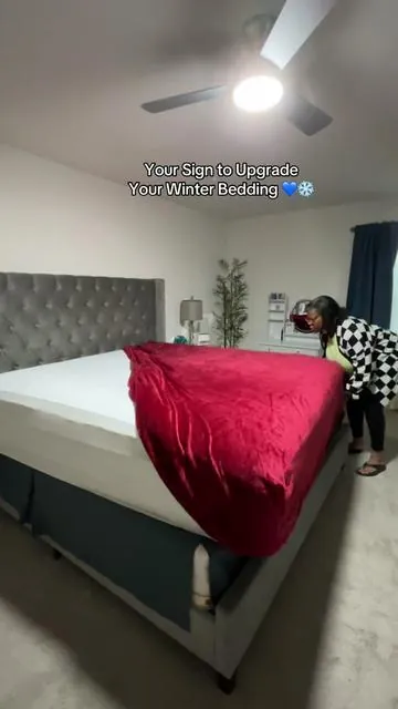 This cold front had me switching EVERYTHING… these flannel sheets are a whole winter upgrade. ❄️@elegantcomfort #flannelsheets #warmsheets #sheetset #elegantcomfort #tiktokshopblackfriday 