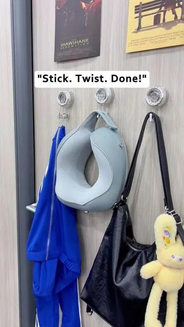 It locks so tight I trust it with my heaviest pans  #RotatingHook #VacuumHook #SmallSpaceLiving #Declutter #TikTokMadeMeBuylt #MustHave#LifeHacks #TikTokShopBlackFriday #TikTokShopCyberMonday