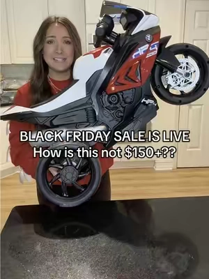 If your little boy is in his speed-racer era… this rechargeable motorcycle is THE Christmas gift. 🎄💨 My toddler acted like he just got drafted into Fast & Furious the second he hopped on — and honestly, I support it because it keeps him busy and OUTSIDE 😂 It’s sturdy, it’s rechargeable, it lights up, and it gives your kid the confidence of a tiny biker without the chaos of the real thing. Busy moms need gifts that actually entertain our kids longer than 7 minutes… this one delivers. Perfect for Christmas morning, perfect for elementary-aged kids, and perfect for moms who want a little peace and quiet while they “ride to the driveway and back.” 💀 Holiday deal is live — pretend I’m screaming that part. #tiktokshopblackfriday #tiktokshopcybermonday  #holidayhaul 