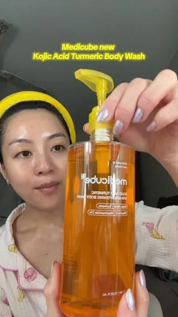 On Sale for Black Friday!!!   Medicube Kojic Acid Turmeric Body Wash helps fade dark inner thighs, dark underarms and bacne, gently exfoliates, brightens dull skin and targets stubborn dark spots and hyperpigmentation for a smoother, more even tone ✨  @medicube US Store #medicubekojic acidtumericbodywash #medicube  #TikTokShopCreatorPicks #tiktokshopblackfriday #tiktokshopcybermonday 