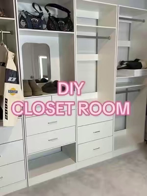 Build your Customized Dream Closest Room 😍 #closetroom #customizedclosetroom #tiktokshopblackfriday #tiktokshopcybermonday 