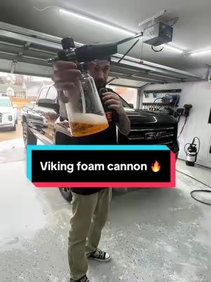 Viking foam cannon for detailing cars! #Autodetailing #detailingproducts #fyp #foryou #fypage @VIKING Car Care 