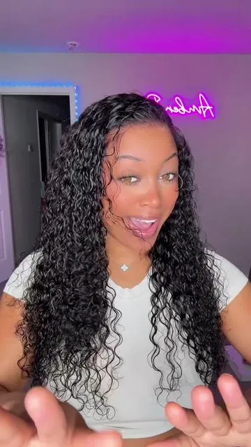360 Lace wigs will forever be my favorite! Especially from @Ashimary Hair Beauty 🩵 Hair: Water Wave Invisi Strap Snug Fit 360 Transparent Lace Frontal Bleached Knots Pre Cut Lace Wig #ashimaryhair #360lacewig #360wig #waterwave #gluelesswig 
