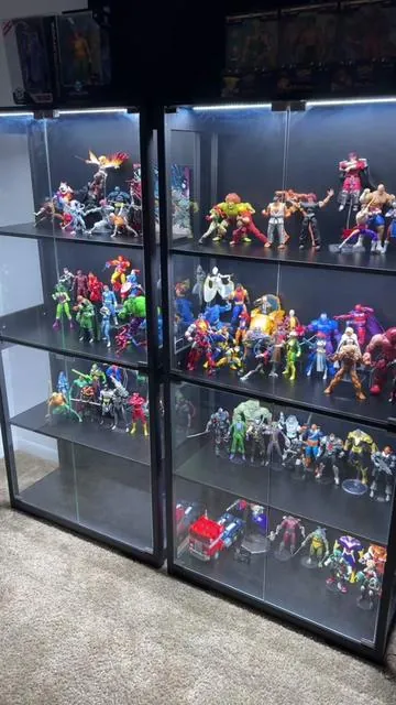 Brottar Display Cabinet, A new way to display your figures and collectibles, Get yours on the Tiktok shop right now! (Display In my Showcase) #displaycabinet #tiktokshop #brottardisplaycabinet #figures #foryoupage 